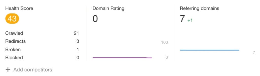 Typical result of 6 months of SEO Campaign for a new website 10